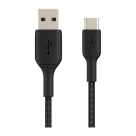 Кабель с оплёткой Belkin BoostCharge USB-A — USB-C (USB 2.0) (1 м) (CAB002)