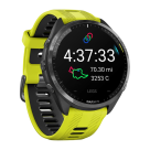Спортивные часы Garmin Forerunner 965, силиконовый ремешок цвета чёрный/«электрический жёлтый» - фото 5