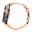 Спортивные часы Garmin fenix 9 Pro, 43 мм, AMOLED, титан, сапфир, силиконовый ремешок цвета «морская ракушка»/«осенний оранжевый» (с inReach) - фото 5