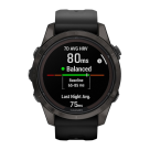 Спортивные часы Garmin fenix 7S Pro Sapphire Solar Edition, 42 мм, чёрный силиконовый ремешок - фото 2