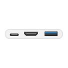 Многопортовый адаптер XtremeMac (USB-C PD 60 Вт, USB-A 3.0, HDMI 4K 30 Гц) - фото 3