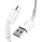 Кабель Baseus Mini White Micro-USB/USB-A (1 м, 2,4 А) - фото 5