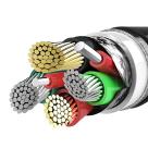 Кабель ROCK L-shaped Metal Charge & Sync Round Cable 1m USB – Lightning - фото 2