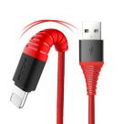 Кабель ROCK Hi-Tensile Lightnng Charge & Sync Round 250mm USB – Lightning - фото 4