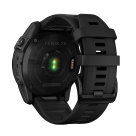 Спортивные часы Garmin fenix 7X Sapphire Solar Edition, 51 мм, чёрный безель, чёрный силиконовый ремешок - фото 11