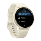 Фитнес-трекер Garmin vivoactive 6, силиконовый ремешок цвета кости - фото 5