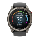 Cпортивные часы Garmin fenix 8 Pro, 51 мм, AMOLED, титан, сапфир, силиконовый ремешок цвета «графитовый/чёрный»