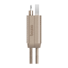 Плоский кабель с нейлоновой оплёткой Energea Bazic GoCharge AluCable USB-C, Lightning — USB-C, USB-A (1 м) - фото 4