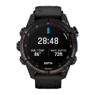 Спортивные часы Garmin Descent Mk3i, 43 мм, чёрный силиконовый ремешок