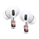 Виниловые наклейки VLP Easy Art «Отвали» для AirPods Pro 2