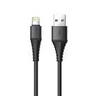 Кабель ROCK Hi-Tensile Lightnng Charge & Sync Round 250mm USB – Lightning