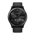 Спортивные часы Garmin vivomove Sport, чёрный силиконовый ремешок