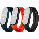 Набор силиконовых ремешков Xiaomi для фитнес-браслета Mi Smart Band 6 (комплект — 3 шт.) (XMWD05HM; EAC) - фото 3