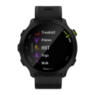 Спортивные часы Garmin Forerunner 55, чёрный силиконовый ремешок