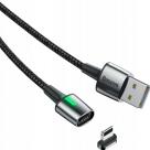 Магнитный дата-кабель с нейлоновой оплёткой Baseus USB-C, Lightning, Micro-USB/USB-A (1 м, 2,4 А, 480 Мбит/с) - фото 3