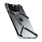 Стальной ювелирный чехол-бампер YNOT Shell Aerospace Steel для iPhone 16 Pro Max - фото 2