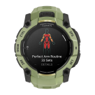 Спортивные часы Garmin Instinct 3, 50 мм, AMOLED, силиконовый ремешок цвета «зелёный папоротник» - фото 3