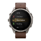 Спортивные часы Garmin fenix 9 Pro, 47 мм, AMOLED, титан, сапфир, кожаный ремешок цвета «грецкий орех», силиконовый ремешок (с inReach) - фото 8