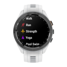 Спортивные часы Garmin Approach S70, 42 мм, белый силиконовый ремешок