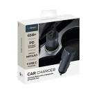 Автомобильное зарядное устройство Deppa Car Charger мощностью 65 Вт (3 USB-C) - фото 2