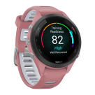 Спортивные часы Garmin Forerunner 265S, 42 мм, силиконовый ремешок цвета светло-розовый/«Уайтстоун» - фото 6