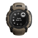 Спортивные часы Garmin Instinct 2X Solar Tactical Edition, 50 мм, силиконовый ремешок цвета «койот» - фото 7
