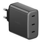 Сетевое зарядное устройство Energea AmpCharge GaN100 мощностью 100 Вт (3 USB-C) (GaN)