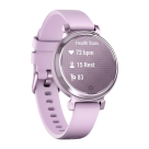 Спортивные часы Garmin Lily 2, сиреневый силиконовый ремешок - фото 6