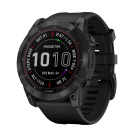 Спортивные часы Garmin fenix 7X Sapphire Solar Edition, 51 мм, чёрный безель, чёрный силиконовый ремешок - фото 5