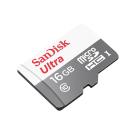 Карта памяти с SD адаптером SanDisk Ultra microSDHC UHS-I (16 ГБ, чтение до 80 Мбит/с, запись от 10 Мбит/с; C10, U1) - фото 2