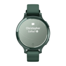 Спортивные часы Garmin Lily 2 Active, силиконовый ремешок цвета «зелёная яшма»