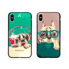 Чехол из TPU и стекла для iPhone X "Мне повезет"