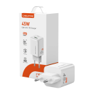 Сетевое зарядное устройство CABLETIME мощностью 45 Вт (USB-C, USB-A) (GaN) - фото 3
