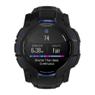 Спортивные часы Garmin Instinct 3, 50 мм, AMOLED, силиконовый ремешок цвета «чёрный/синий» - фото 3