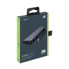 Многопортовый адаптер Deppa с одинарным коннектором USB-C — (USB-C PD 100 Вт, 3 USB-A 3.0, HDMI 4K 30 Гц) - фото 2