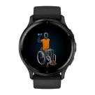 Спортивные часы Garmin Venu 3, 45 мм, чёрный силиконовый ремешок - фото 5