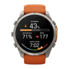 Спортивные часы Garmin fenix 9 Pro, 51 мм, AMOLED, титан, сапфир, силиконовый ремешок цвета «осенний оранжевый»/«оранжевая искра» (с inReach) - фото 3
