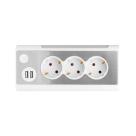 Сетевой фильтр Rombica Neo Trinity (1,5 м, 3 розетки, 2 USB-A)