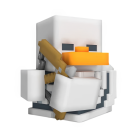 Коллекционная фигурка-утка «Скелет» TUBBZ First Edition Minecraft - фото 2