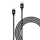 Кабель с оплёткой из нержавеющей стали uBear Force Cable USB-C — Lightning (1,2 м)