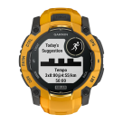 Спортивные часы Garmin Instinct 3, 50 мм, Solar, силиконовый ремешок цвета «солнечный луч/серый» - фото 7