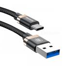 Кабель Baseus Golden Belt USB-A/USB-C (1 м) - фото 2