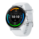 Спортивные часы Garmin Venu 3, 45 мм, силиконовый ремешок цвета «Уайтстоун» - фото 2