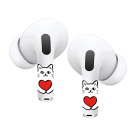 Виниловые наклейки VLP Easy Art «Сердце кошки» для AirPods Pro 2