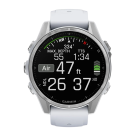 Умные спортивные часы Garmin fenix 8, 43 мм, AMOLED, сталь, силиконовый ремешок цвета «Whitestone» - фото 3