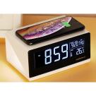 Цифровые часы с подставкой для беспроводной зарядки Momax Q.Clock - фото 5