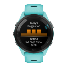 Спортивные часы Garmin Forerunner 265, 46 мм, силиконовый ремешок цвета «аква»/чёрный - фото 4