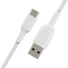 Кабель с оплёткой Belkin BoostCharge USB-A — USB-C (USB 2.0) (3 м) (CAB002) - фото 2