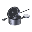 Складная зарядная станция MagSafe Ugreen для iPhone, Apple Watch и AirPods (Qi2) (W712) - фото 3