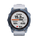 Спортивные часы Garmin fenix 7X Sapphire Solar Edition, 51 мм, силиконовый ремешок цвета «Уайтстоун»